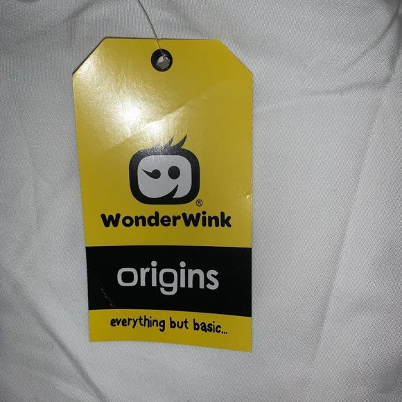 π2/$20πWONDERWINK Women's Scrubs Bravo 5 Pocket V-Neck Top, White, X-Large - Picture 7 of 11